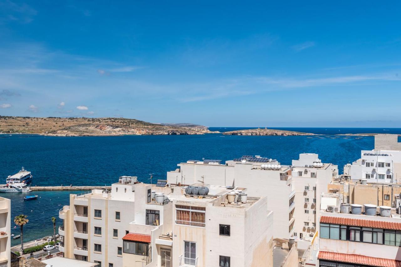 Апартаменти Penthouse With Seaview Terrace Сент-Полс-Бей Екстер'єр фото